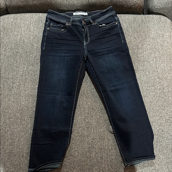 INC International Concepts Dark Wash Ankle Jeans - Picture 1 of 4